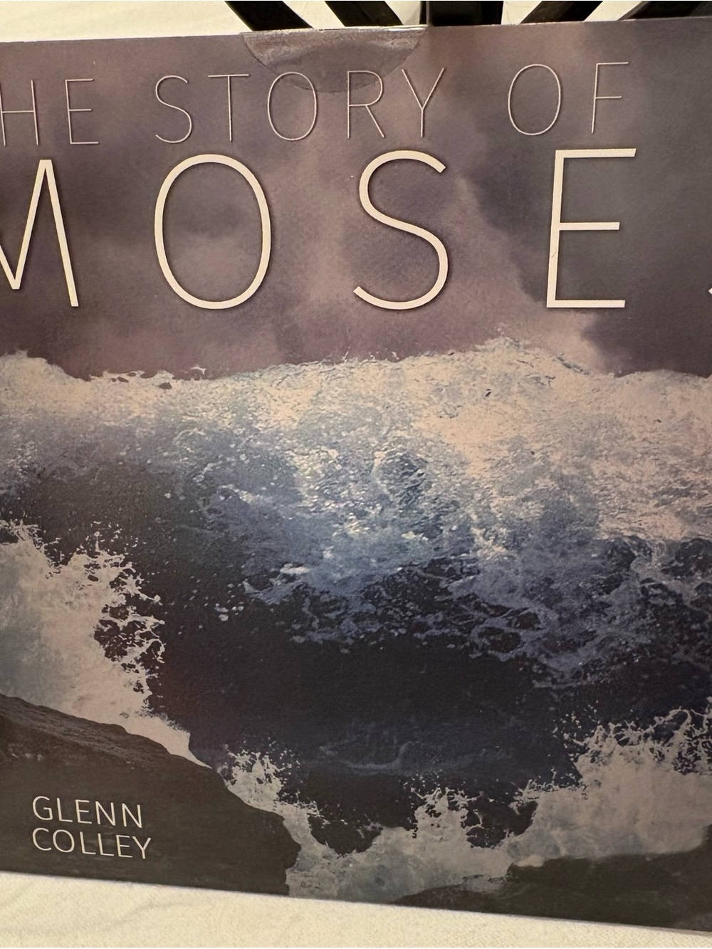 'The Story of Moses' Navy Blue Wall Art